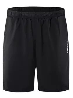 WOSAWE BL113-B men's cycling shorts with gel insert, black