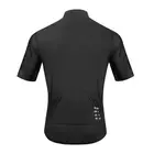 WOSAWE BL247-B men's short sleeve cycling jersey, black