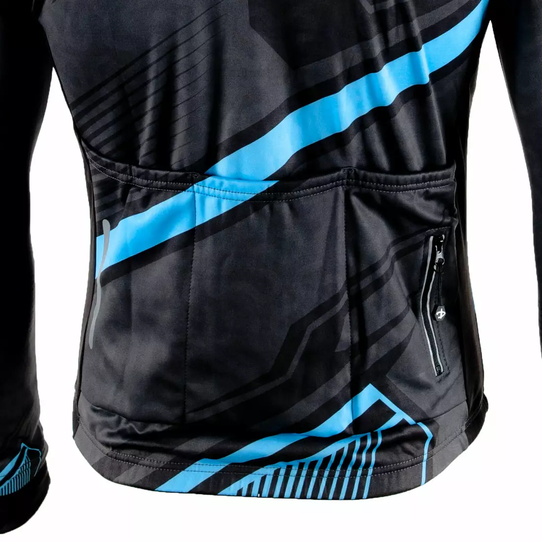 DEKO MNK-001-09 men's long sleeve cycling jersey, blue