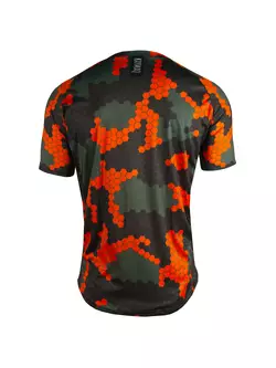 KAYMAQ DESIGN M62 Bicycle T-shirt loose MTB, orange