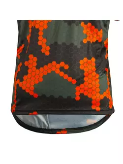 KAYMAQ DESIGN M62 Bicycle T-shirt loose MTB, orange
