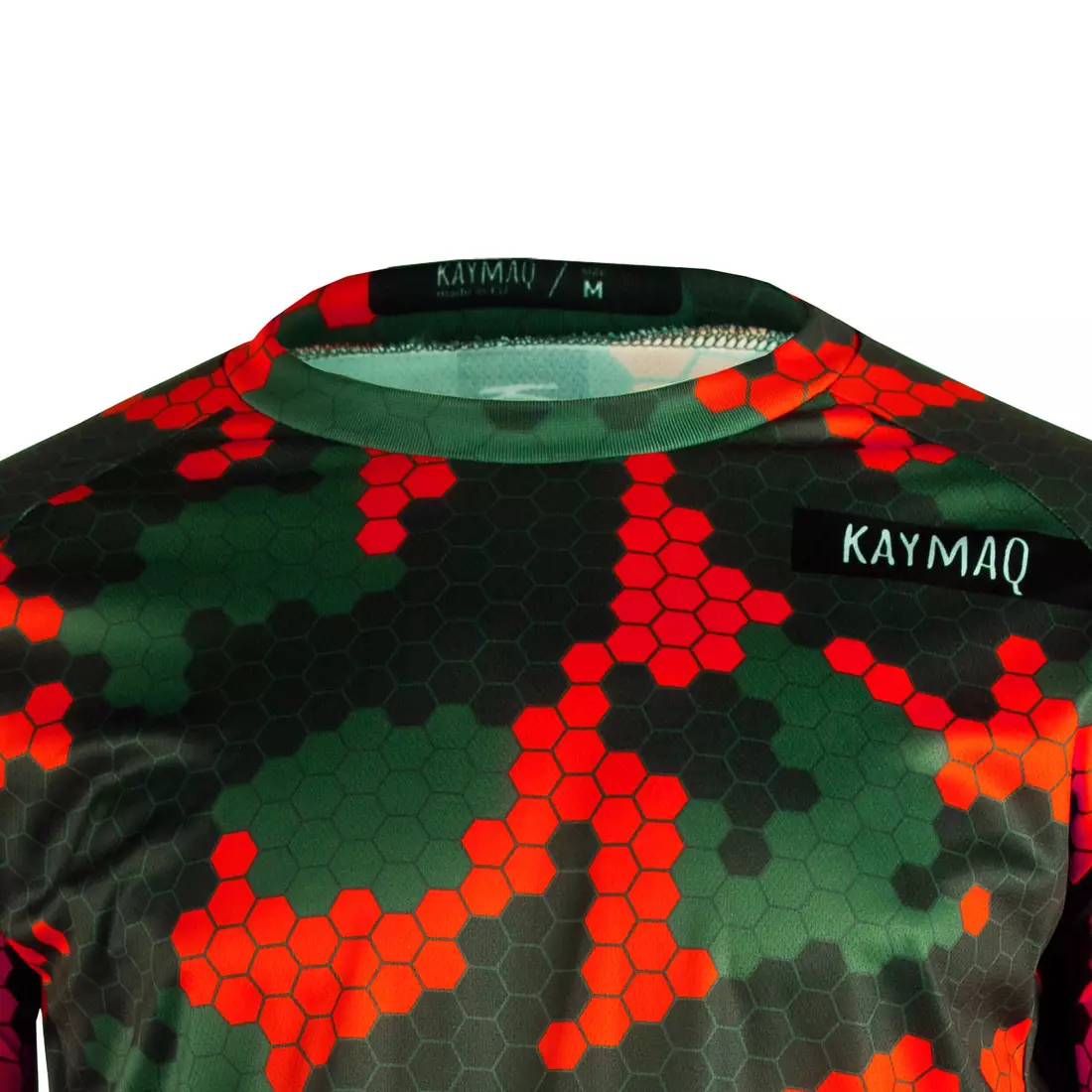 KAYMAQ DESIGN M62 Bicycle T-shirt loose MTB, red