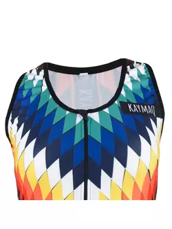 KAYMAQ DESIGN W1-M50 women's sleeveless cycling t-shirt