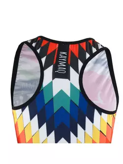 KAYMAQ DESIGN W1-M50 women's sleeveless cycling t-shirt