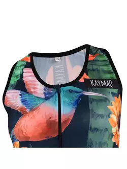 KAYMAQ DESIGN W13 women's sleeveless cycling t-shirt