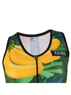 KAYMAQ DESIGN W20 women's sleeveless cycling t-shirt