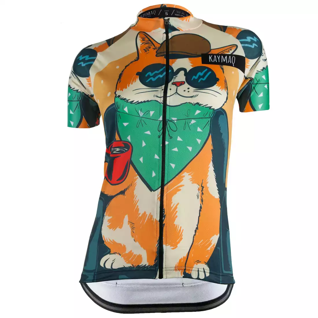 KAYMAQ DESIGN W34 Women's cycling short sleeve jersey