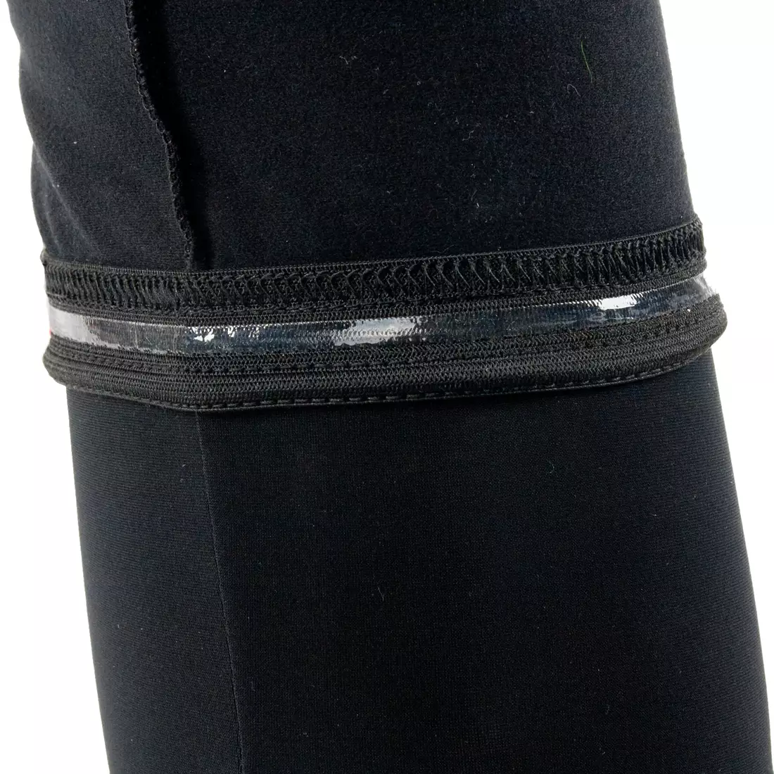 [Set] KAYMAQ DESIGN men's insulated cycling shorts with braces KYBT34, black + DEKO insulated knee pads D-ROBAX, black