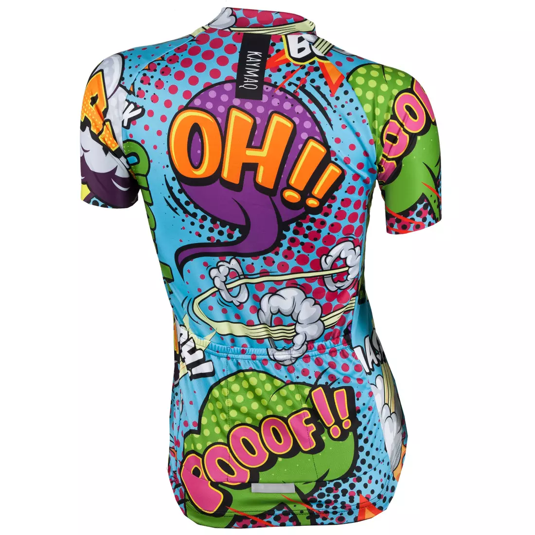 [Set] KAYMAQ DESIGN women's short-sleeved cycling jersey W27 blue + KAYMAQ DESIGN women's cycling jersey W27 