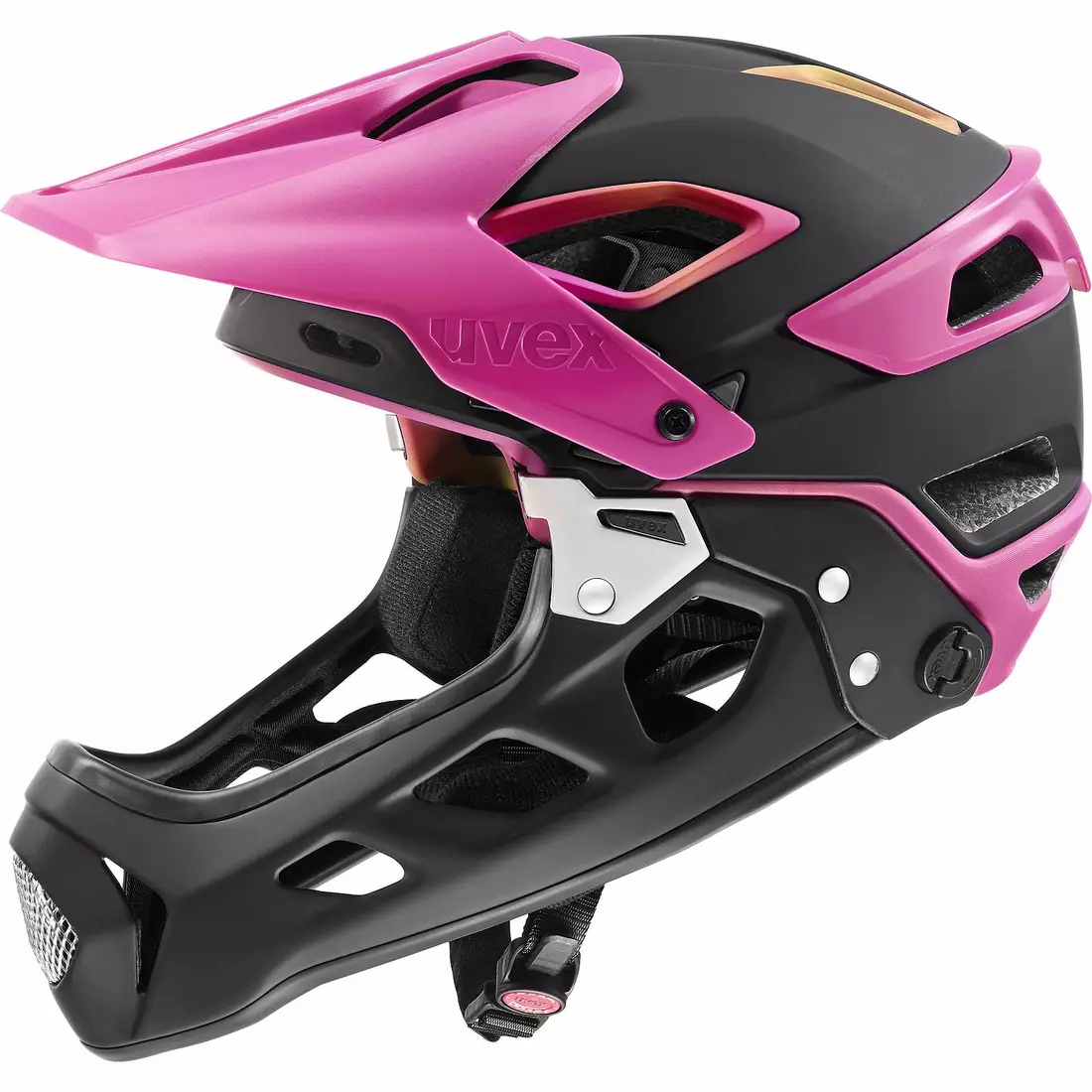 UVEX bike helmet full face Jakkyl HDE 2.0 future black mat