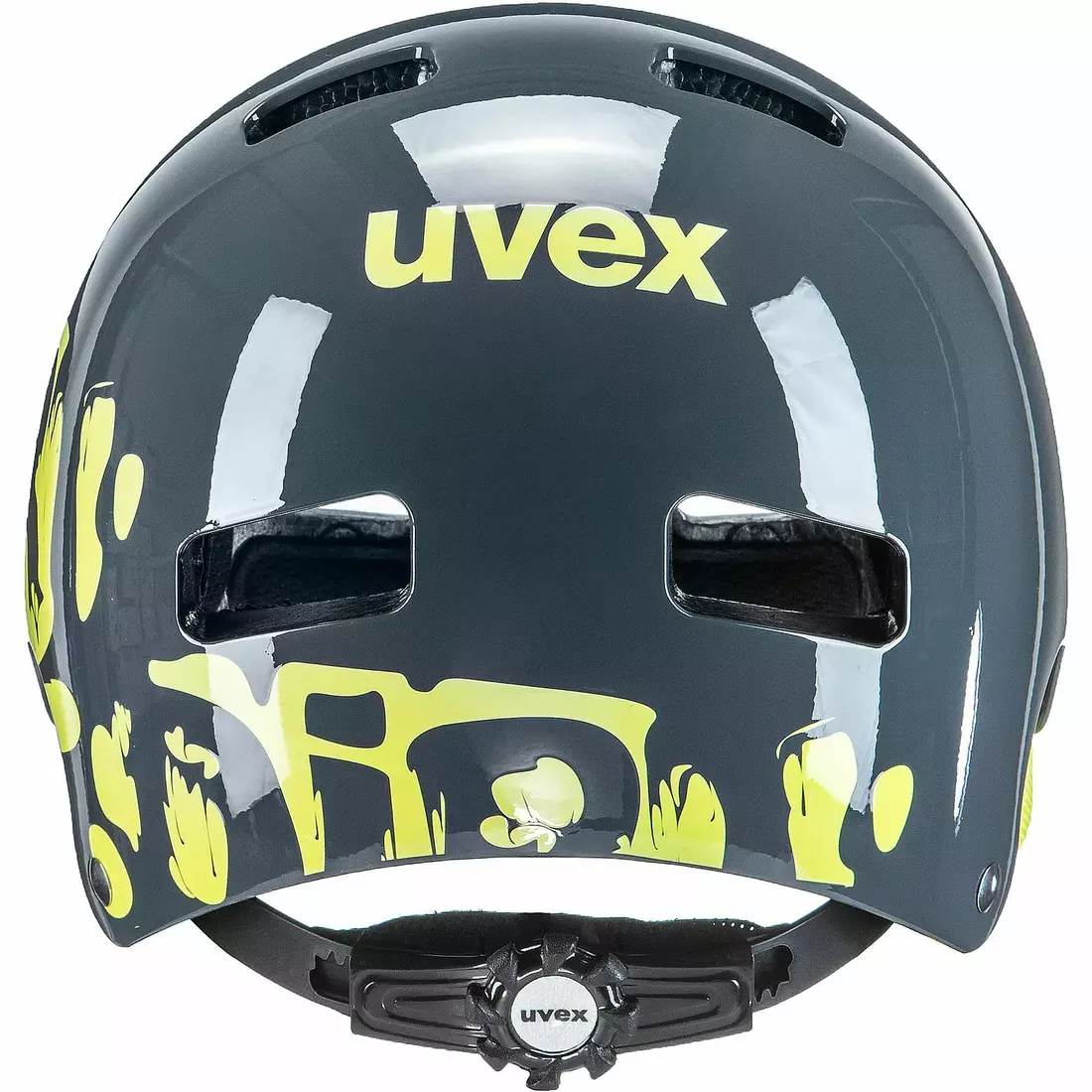 UVEX children's bicycle helmet Kid 3 dirtbike grey-lime