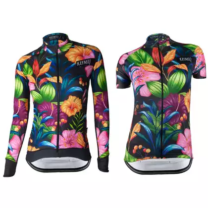 [Zestaw] KAYMAQ DESIGN W14 Women's cycling short sleeve jersey + KAYMAQ DESIGN W14 women's cycling jersey 