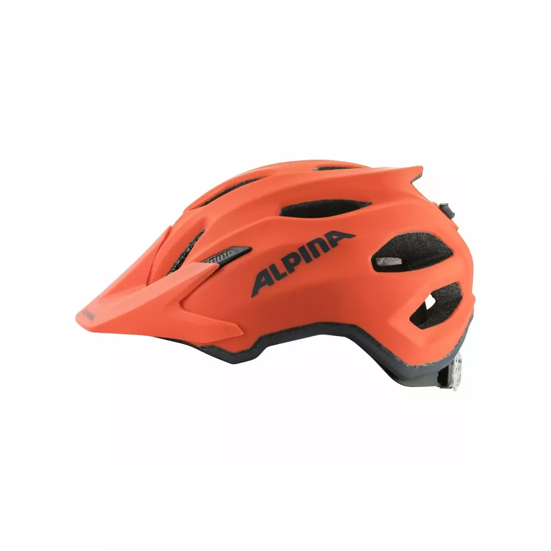 ALPINA junior bicycle helmet CARAPAX JR pumpkin-orange mat