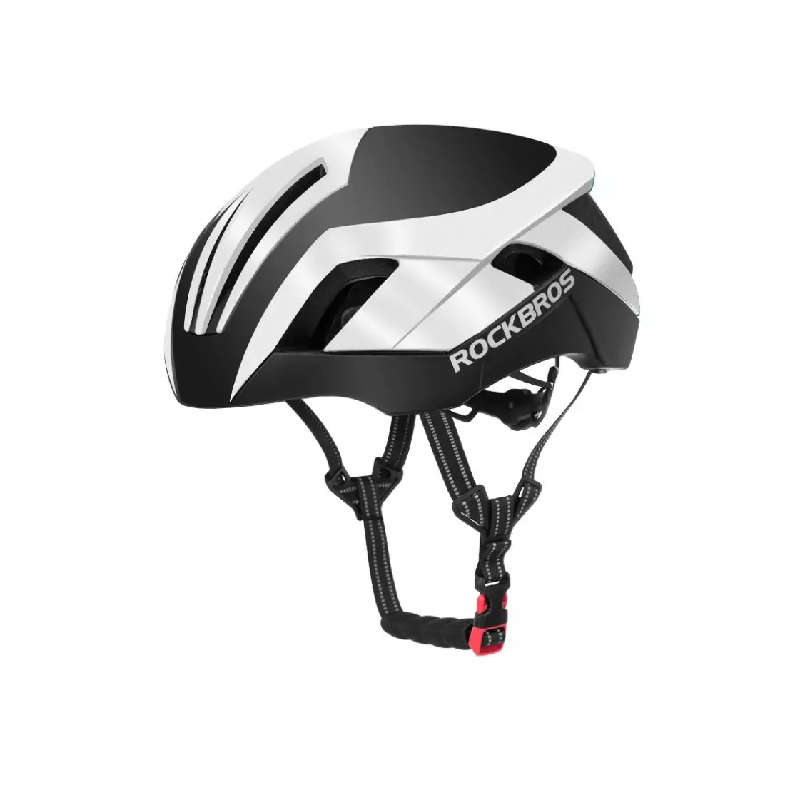Rockbros Road bike helmet  black-white TT-30-W