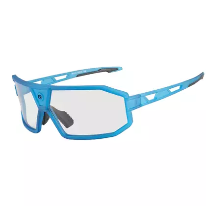 Rockbros SP214BL bicycle / sports glasses with photochrome blue
