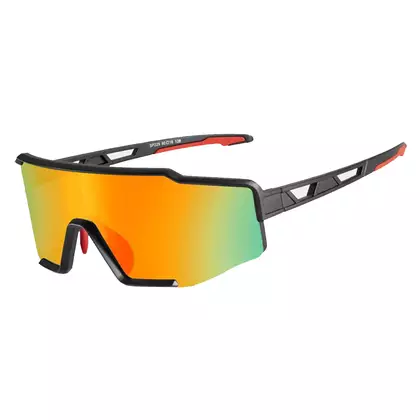 Rockbros SP225BK bicycle / sports glasses with polarized lens black-grey