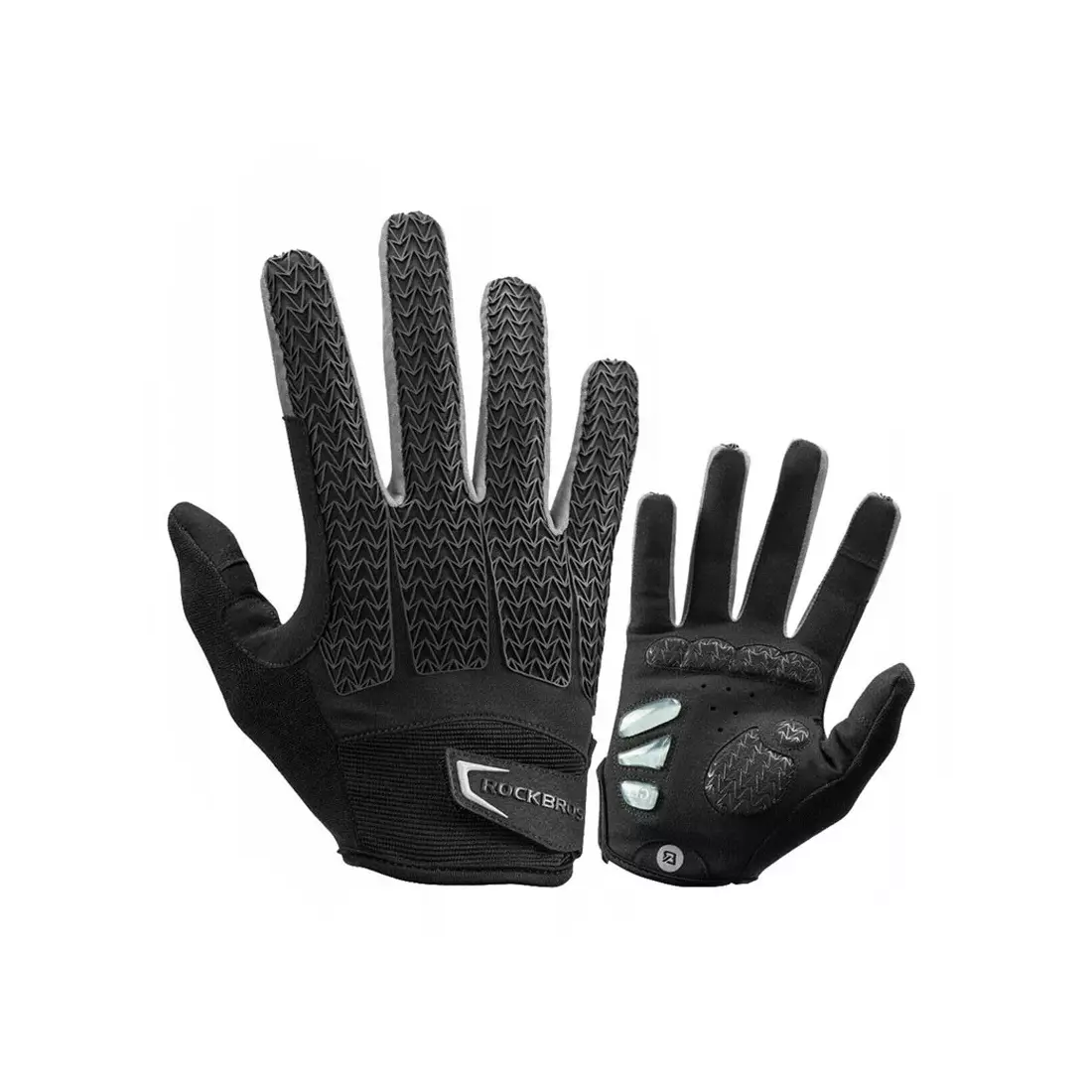 Rockbros bicycle gloves, gel, black-grey S169-1BGR