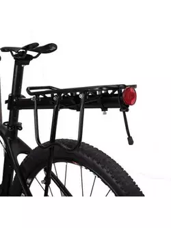 Rockbros bike rack with reflector, black HJ1007