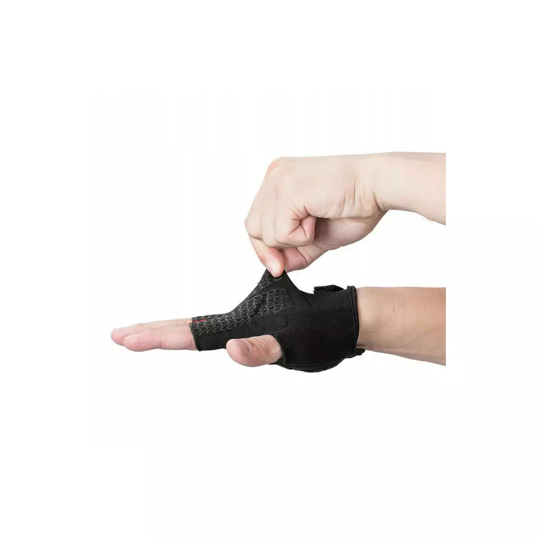 Rockbros cycling gloves short finger, black-grey S169BGR