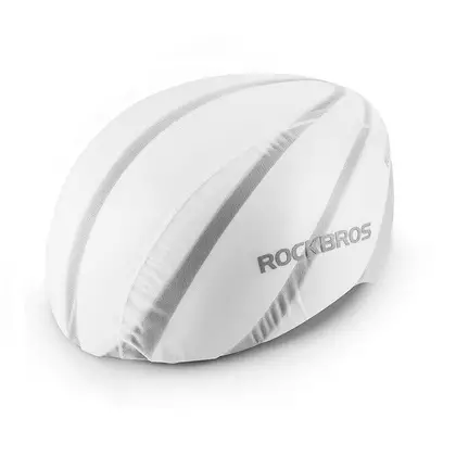 Rockbros waterproof helmet cover, white YPP017W