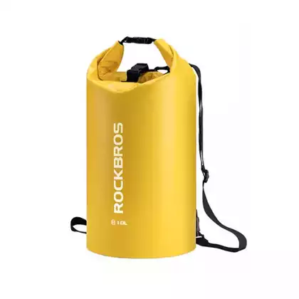 Rockbros Waterproof Backpack/sack 10L, yellow ST-004Y