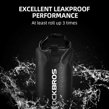 Rockbros Waterproof Backpack/sack 5L, black ST-003BK