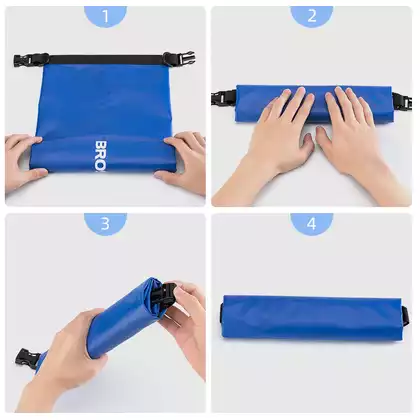 Rockbros Waterproof Backpack/sack 5L, blue ST-003BL