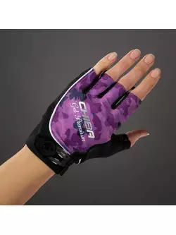 CHIBA LADY GEL PREMIUM women's cycling gloves, purple 3090120
