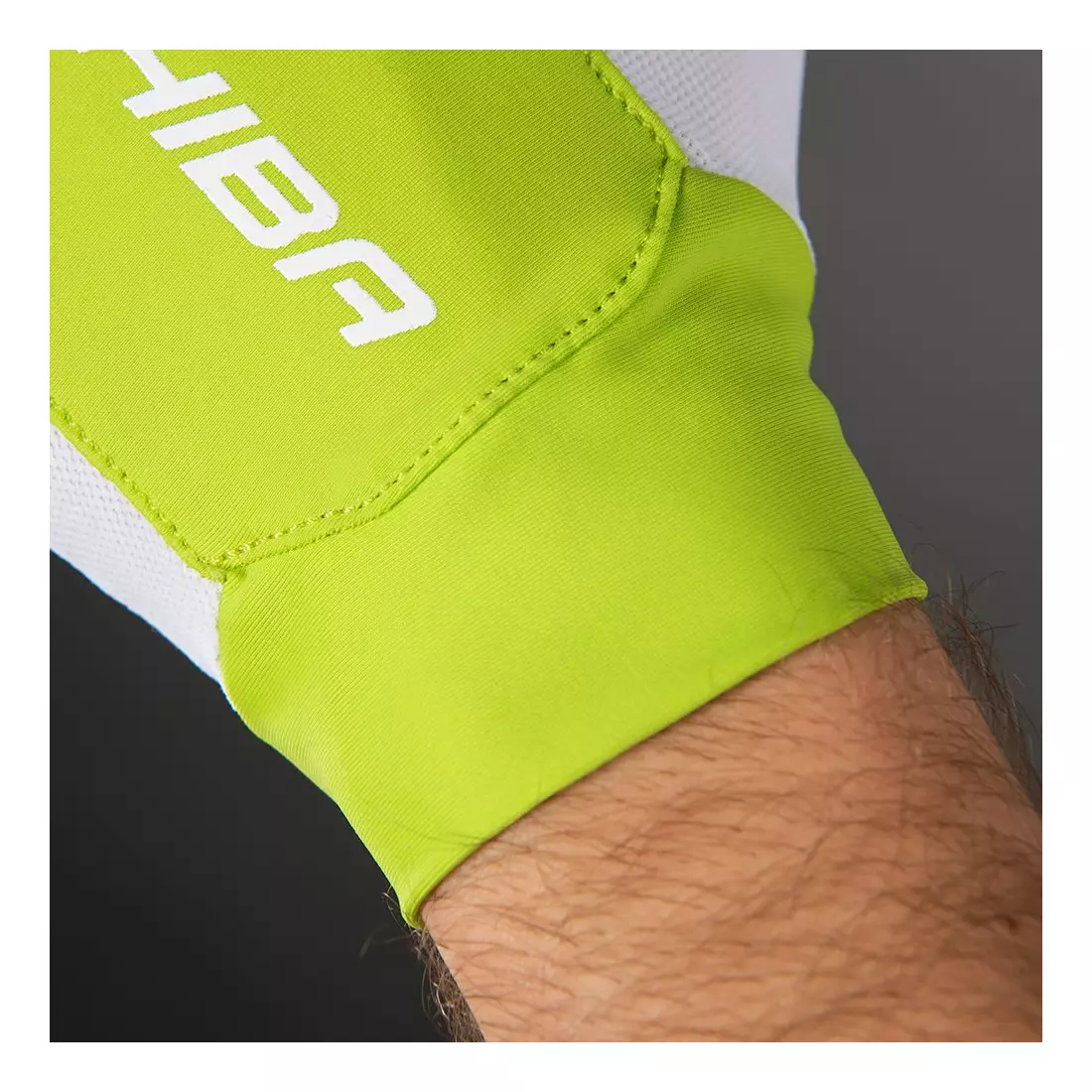 CHIBA MISTRAL road cycling gloves, green 3030420