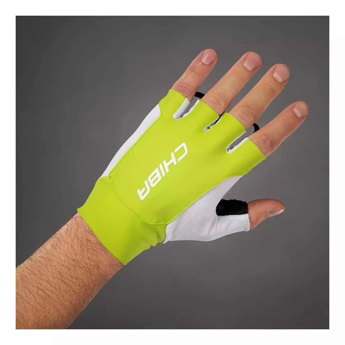 CHIBA MISTRAL road cycling gloves, green 3030420
