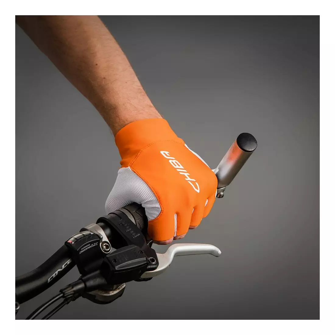 CHIBA MISTRAL road cycling gloves, orange 3030420