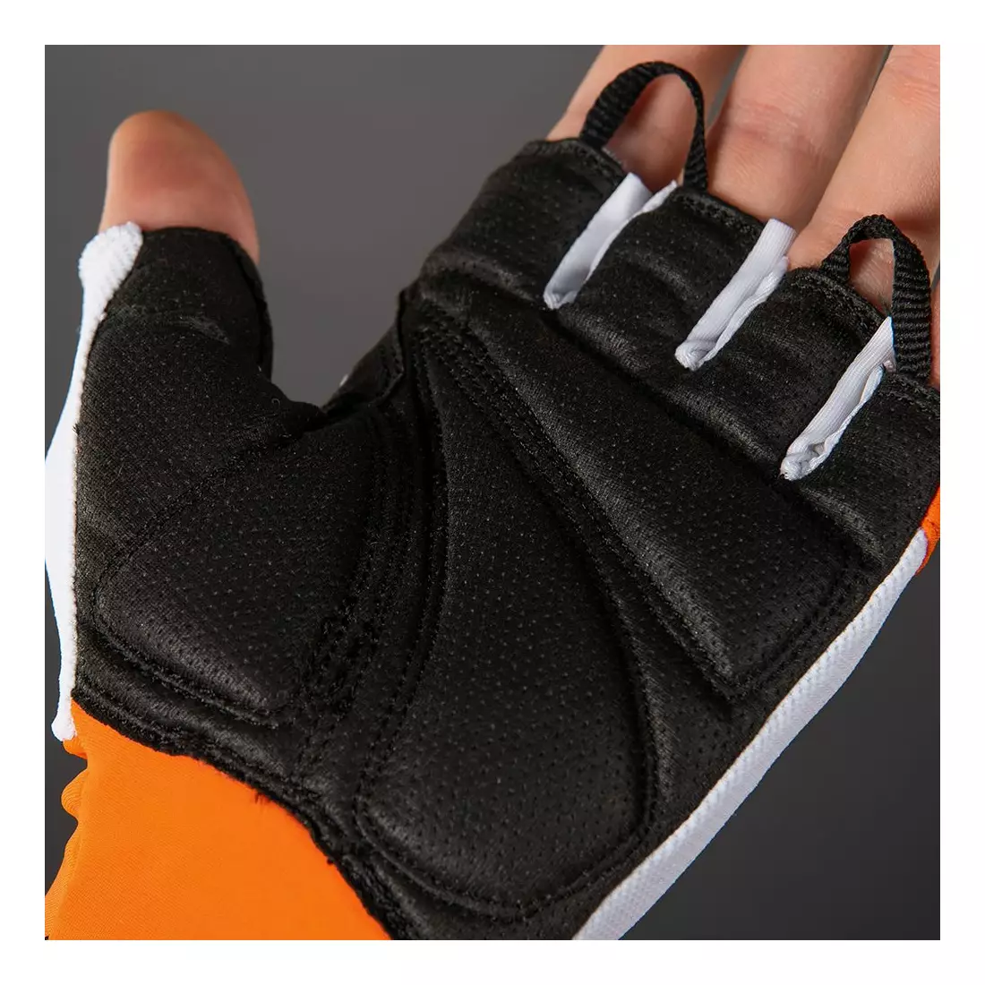 CHIBA MISTRAL road cycling gloves, orange 3030420