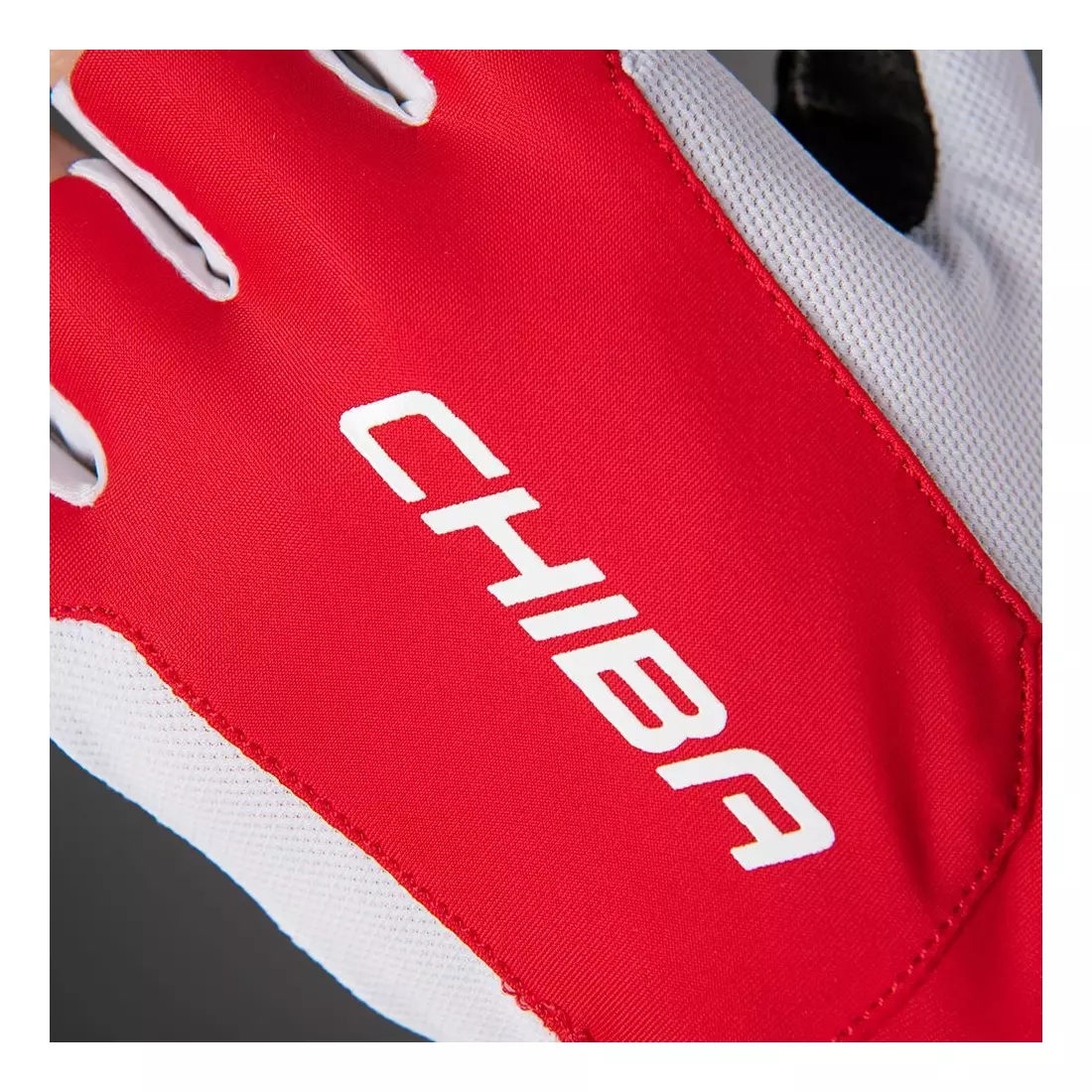 CHIBA MISTRAL road cycling gloves, red 3030420