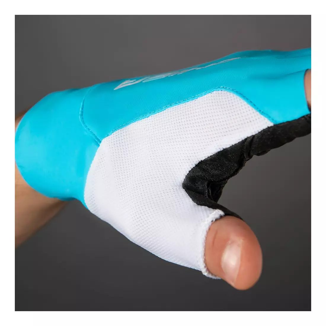 CHIBA MISTRAL road cycling gloves, turquoise 3030420