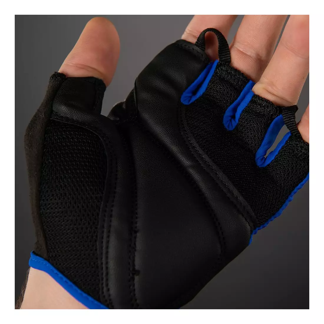 CHIBA SPORT PRO cycling gloves, blue white 3040218