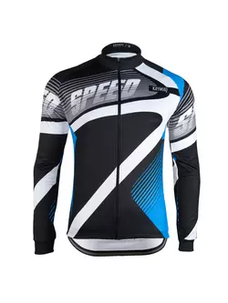 KAYMAQ DESIGN M27 men's cycling thermal jersey blue