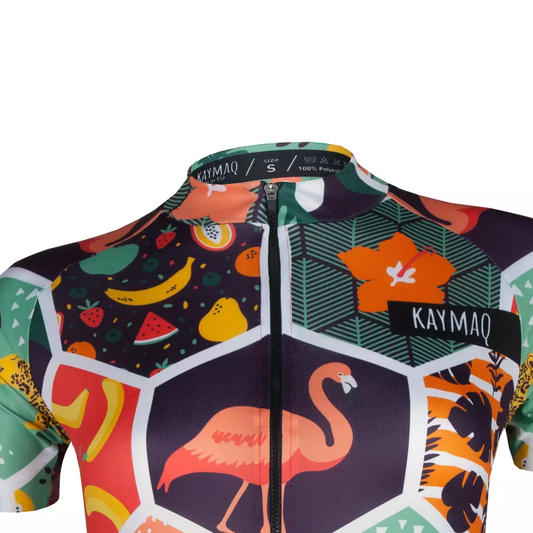 KAYMAQ DESIGN W21 Women's cycling short sleeve jersey