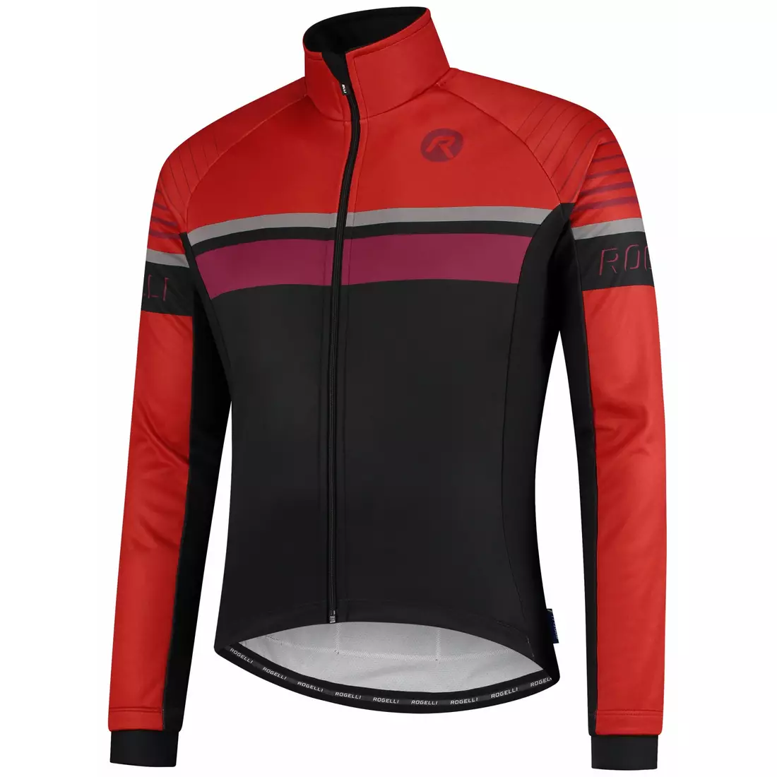 ROGELLI Men's cycling jacket HERO black and red