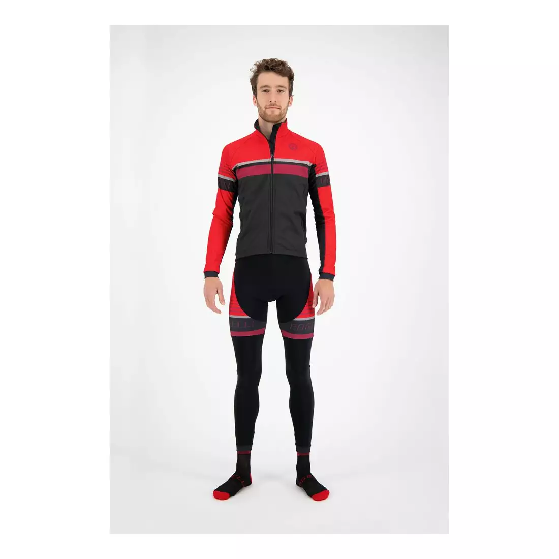 ROGELLI Men's cycling pants HERO red