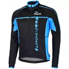 ROGELLI Men's softshell cycling jacket UMBRIA 2.0 black and blue L 