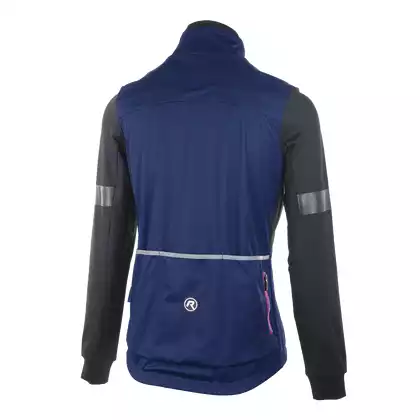 ROGELLI women's winter cycling jacket TRANSITION Navy