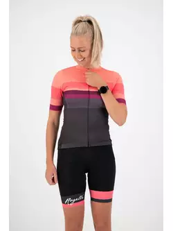 ROGELLI Women's cycling jersey CALM gray/coral