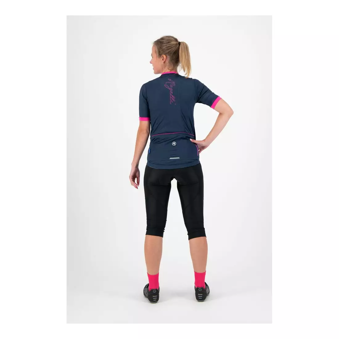 ROGELLI Women's cycling jersey ESSENTIAL - navy blue