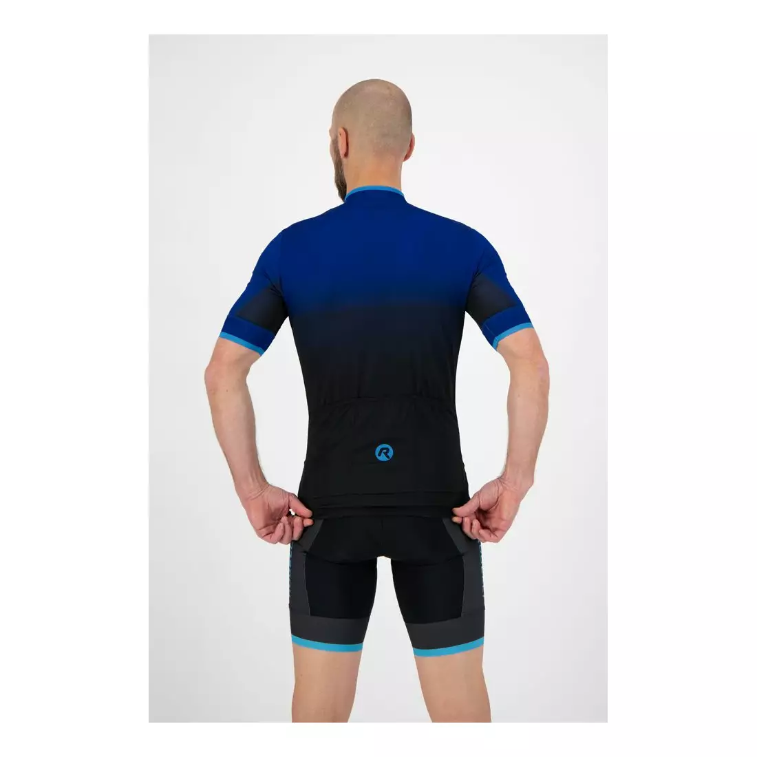 ROGELLI men's bicycle t-shirt HORIZON black/blue 001.415