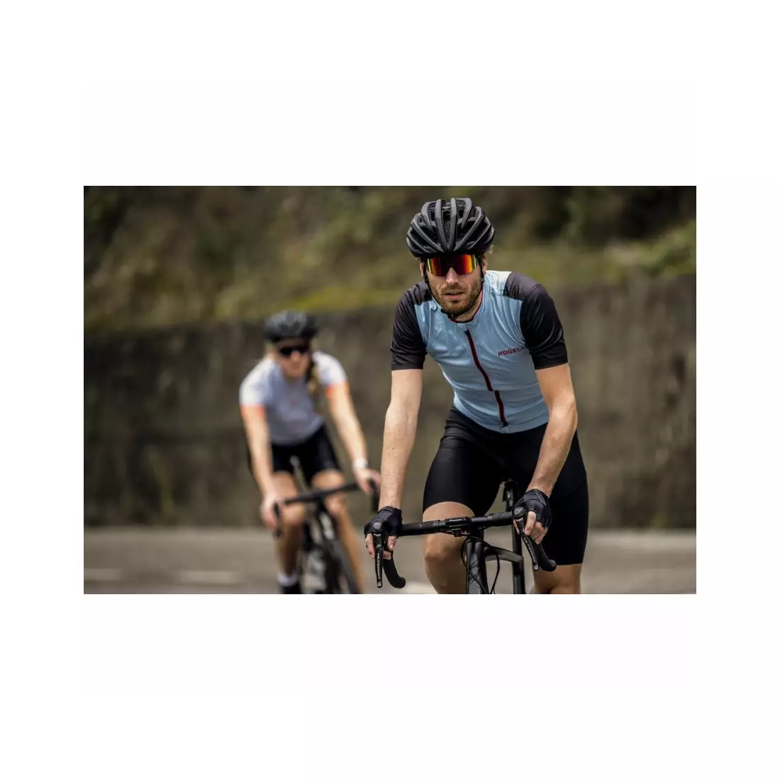 ROGELLI men's bicycle t-shirt MINIMAL black/grey