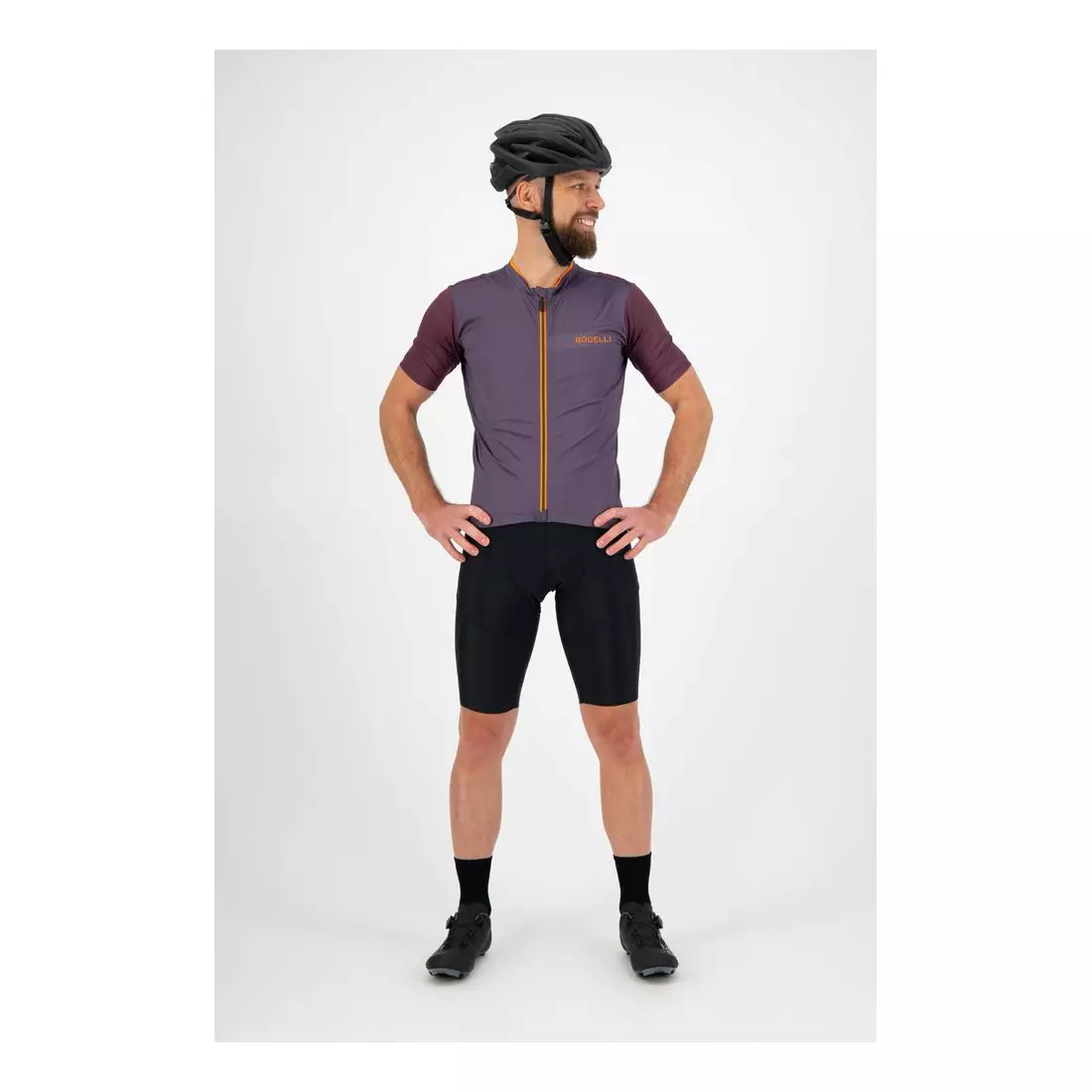ROGELLI men's bicycle t-shirt MINIMAL purple