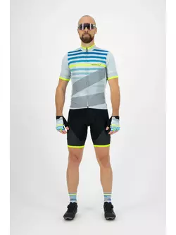 ROGELLI men's bicycle t-shirt STRIPE grey/green 001.101
