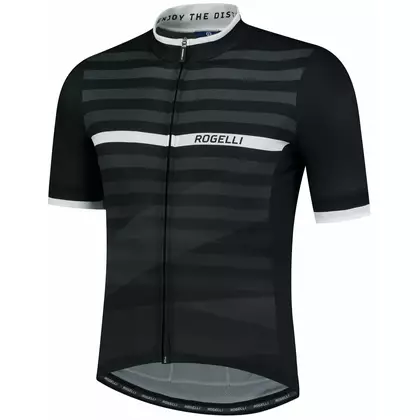 ROGELLI men's bicycle t-shirt STRIPE white/black 001.100