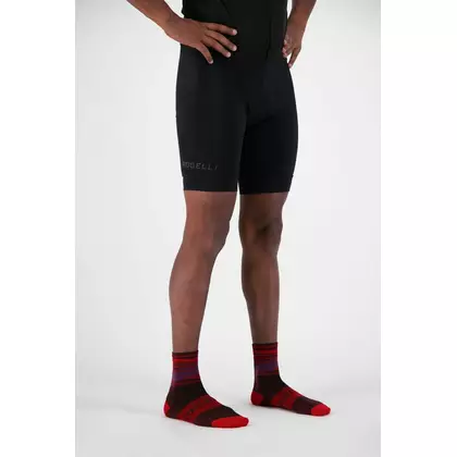 ROGELLI men's cycling socks STRIPE maroon