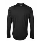 NEWLINE BASE ZIP SHIRT - men's running T-shirt D/R 14370-060
